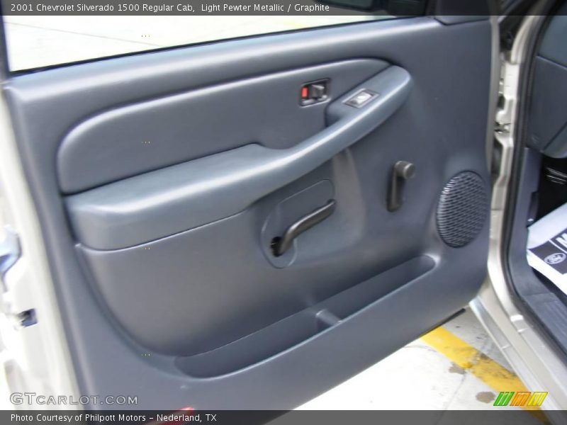 Light Pewter Metallic / Graphite 2001 Chevrolet Silverado 1500 Regular Cab
