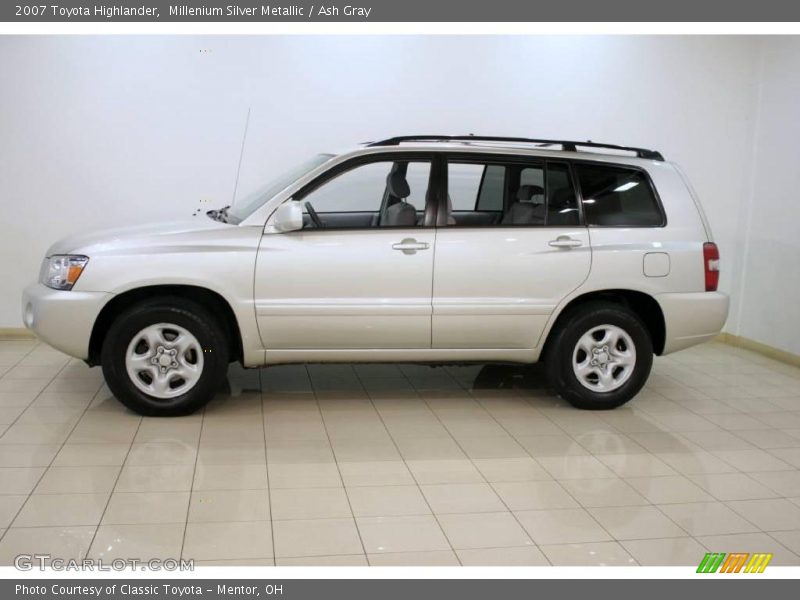 Millenium Silver Metallic / Ash Gray 2007 Toyota Highlander
