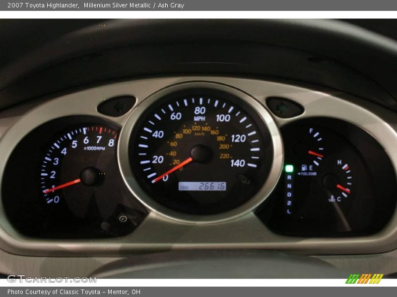 Millenium Silver Metallic / Ash Gray 2007 Toyota Highlander