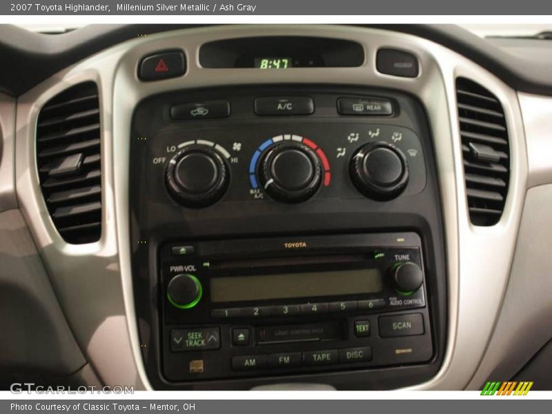 Millenium Silver Metallic / Ash Gray 2007 Toyota Highlander