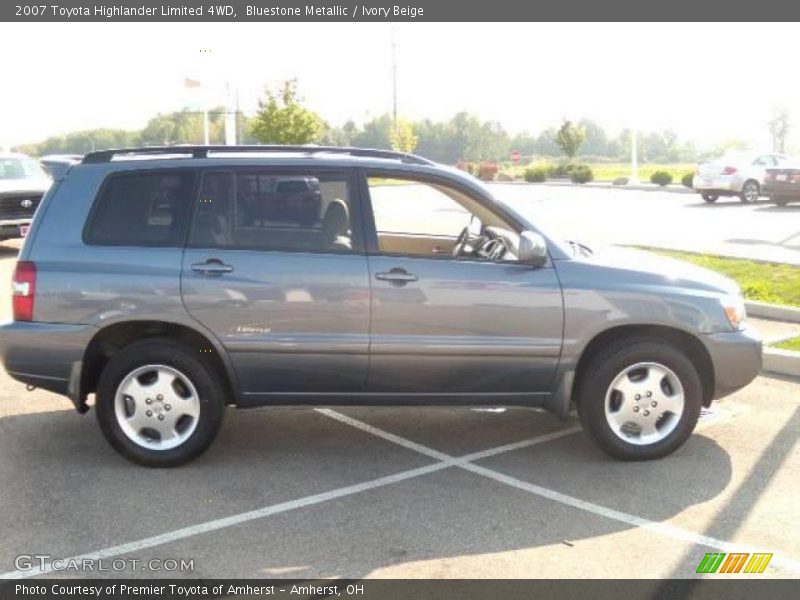 Bluestone Metallic / Ivory Beige 2007 Toyota Highlander Limited 4WD