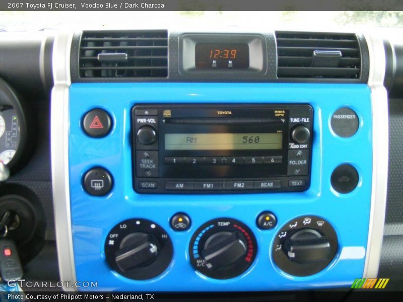 Voodoo Blue / Dark Charcoal 2007 Toyota FJ Cruiser