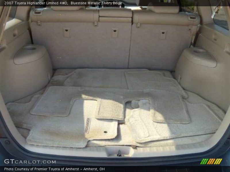 Bluestone Metallic / Ivory Beige 2007 Toyota Highlander Limited 4WD