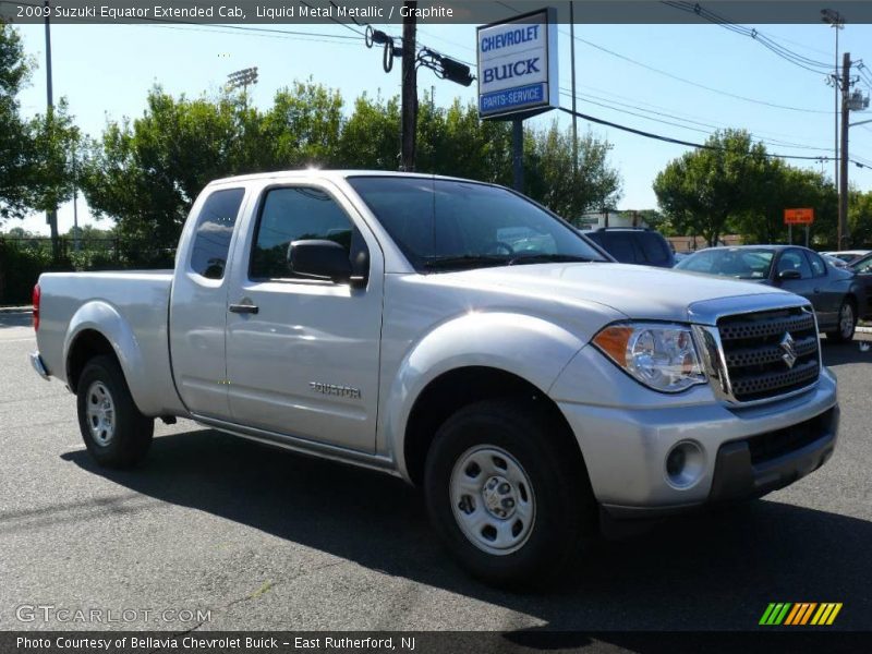 Liquid Metal Metallic / Graphite 2009 Suzuki Equator Extended Cab