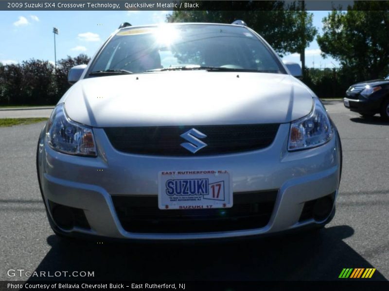 Quicksilver Metallic / Black 2009 Suzuki SX4 Crossover Technology