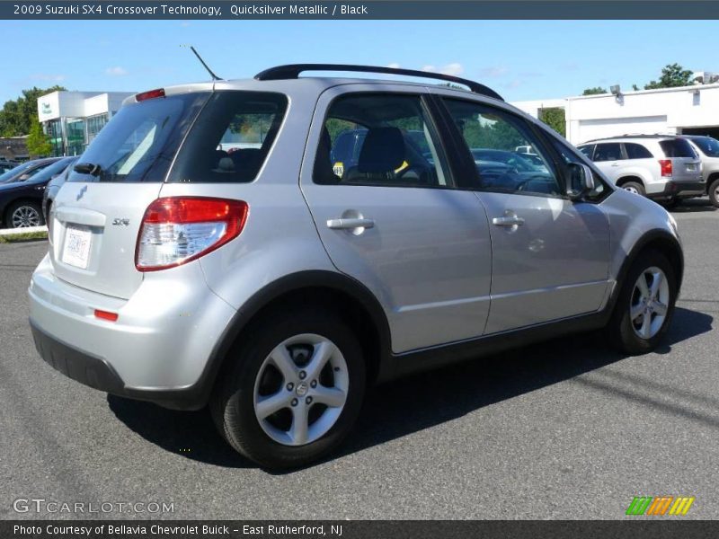 Quicksilver Metallic / Black 2009 Suzuki SX4 Crossover Technology