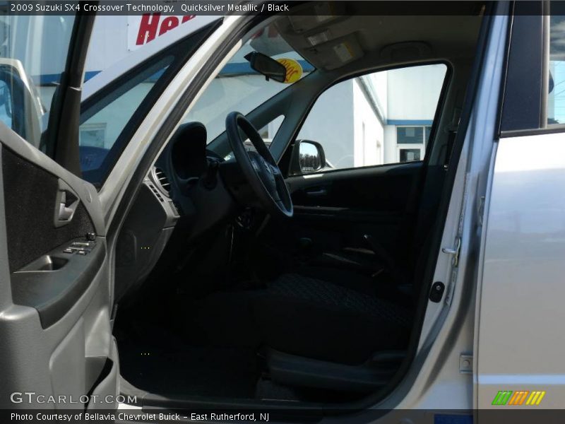 Quicksilver Metallic / Black 2009 Suzuki SX4 Crossover Technology