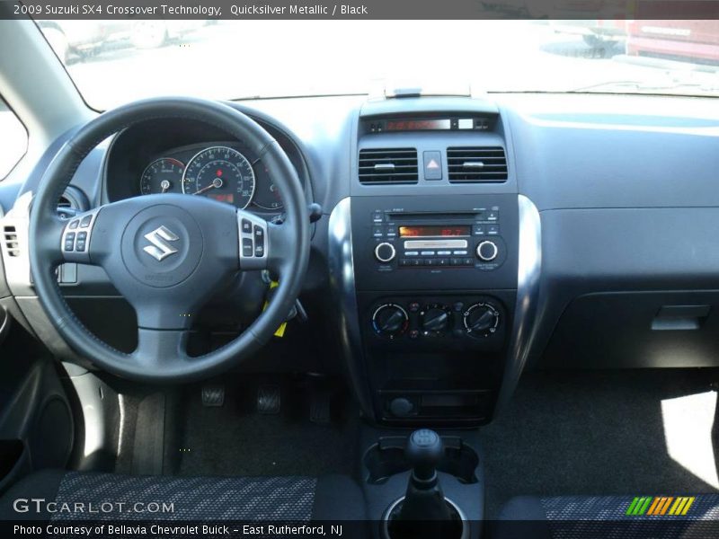 Quicksilver Metallic / Black 2009 Suzuki SX4 Crossover Technology