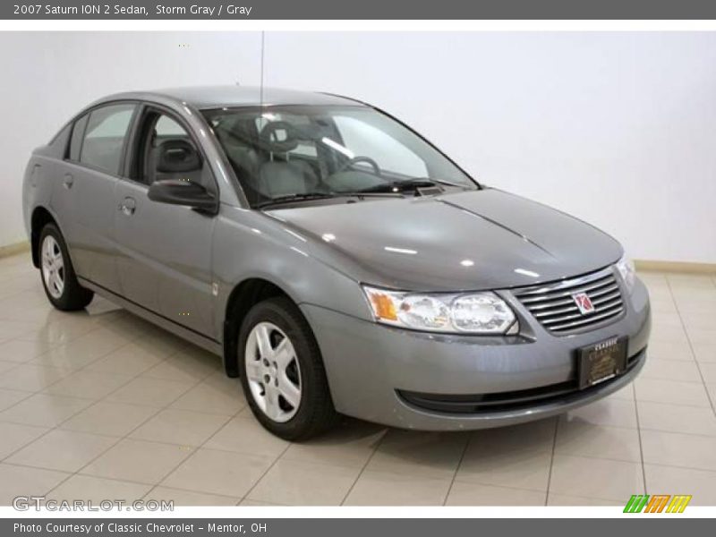Storm Gray / Gray 2007 Saturn ION 2 Sedan