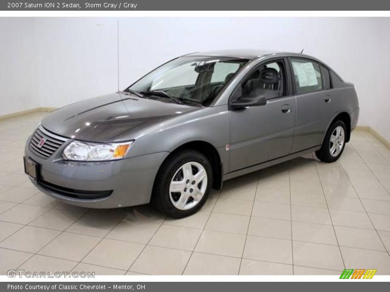Storm Gray / Gray 2007 Saturn ION 2 Sedan