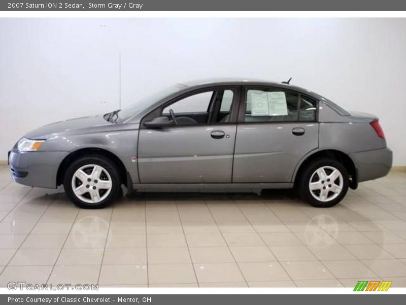 Storm Gray / Gray 2007 Saturn ION 2 Sedan