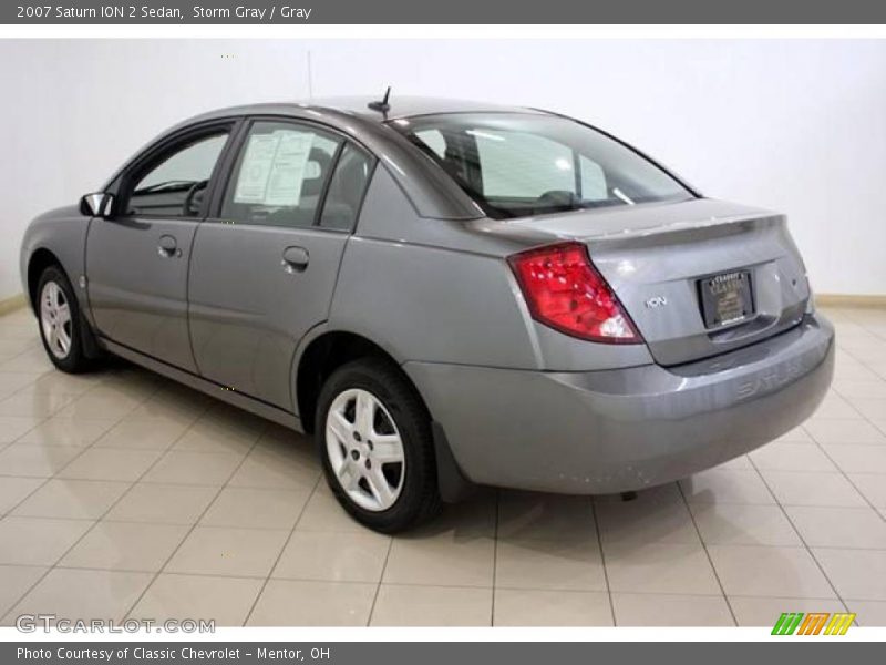 Storm Gray / Gray 2007 Saturn ION 2 Sedan