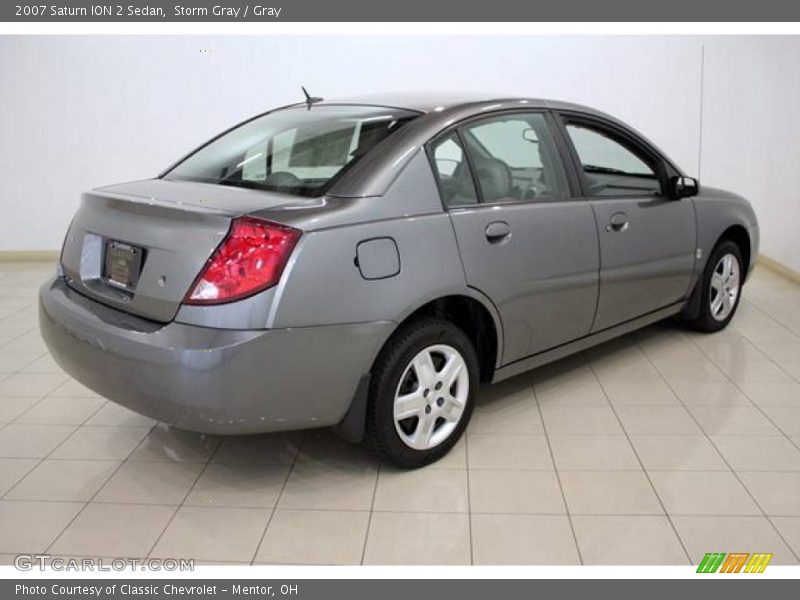 Storm Gray / Gray 2007 Saturn ION 2 Sedan