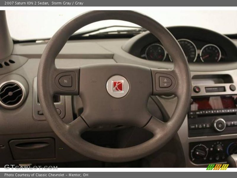 Storm Gray / Gray 2007 Saturn ION 2 Sedan