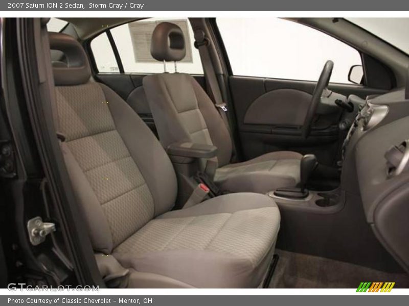 Storm Gray / Gray 2007 Saturn ION 2 Sedan