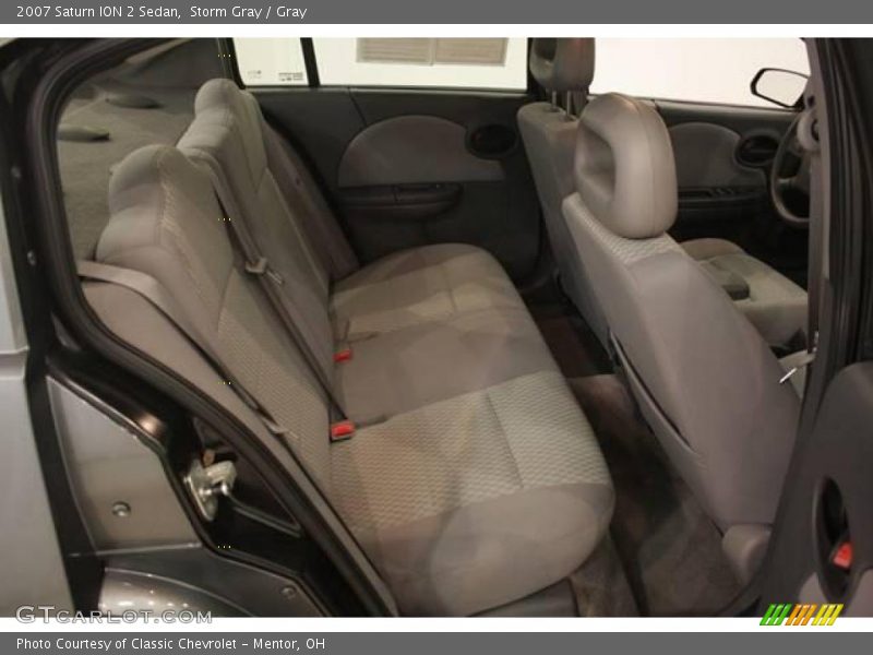 Storm Gray / Gray 2007 Saturn ION 2 Sedan