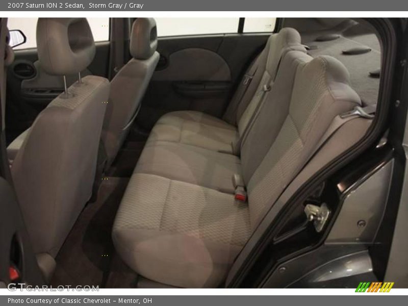 Storm Gray / Gray 2007 Saturn ION 2 Sedan