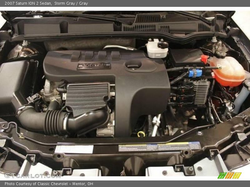 Storm Gray / Gray 2007 Saturn ION 2 Sedan