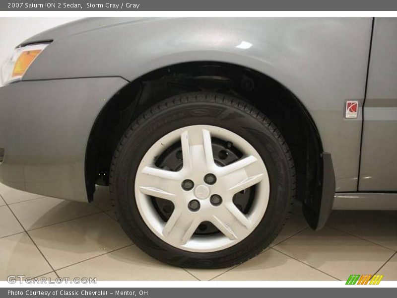 Storm Gray / Gray 2007 Saturn ION 2 Sedan
