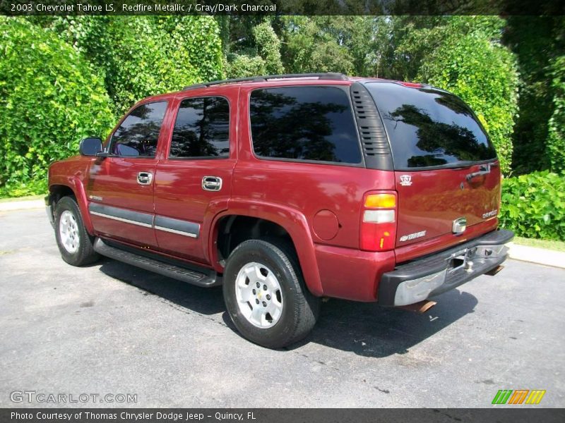 Redfire Metallic / Gray/Dark Charcoal 2003 Chevrolet Tahoe LS