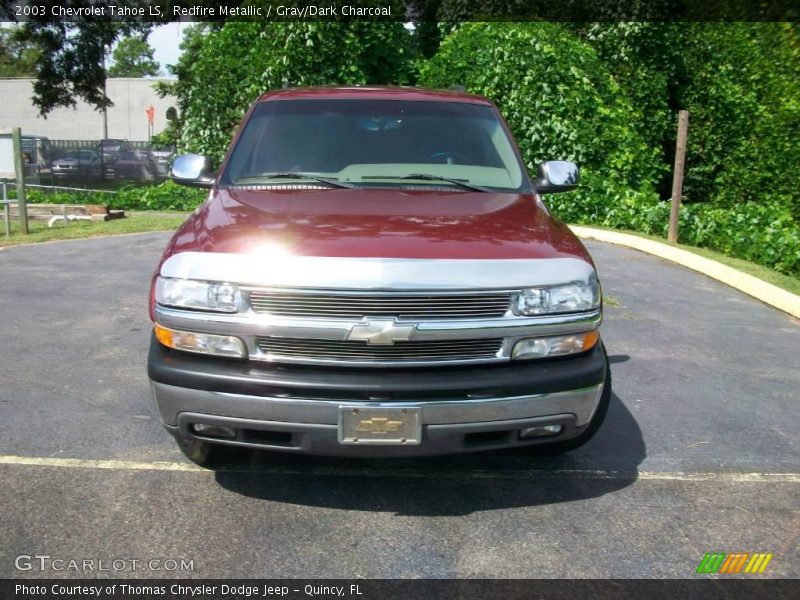 Redfire Metallic / Gray/Dark Charcoal 2003 Chevrolet Tahoe LS