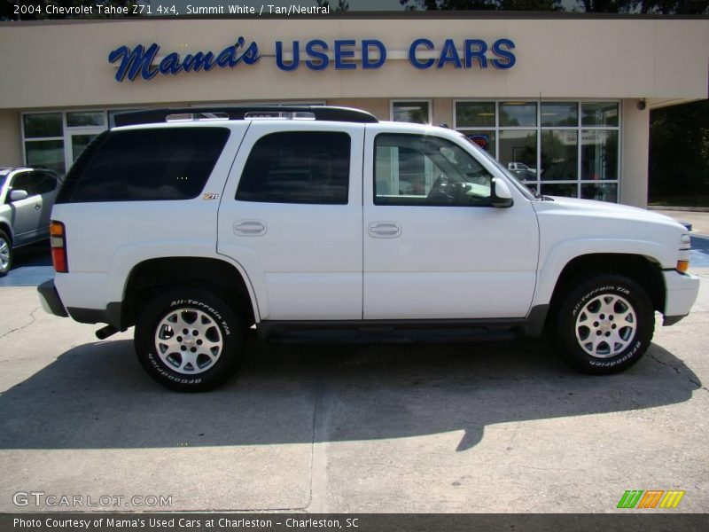 Summit White / Tan/Neutral 2004 Chevrolet Tahoe Z71 4x4