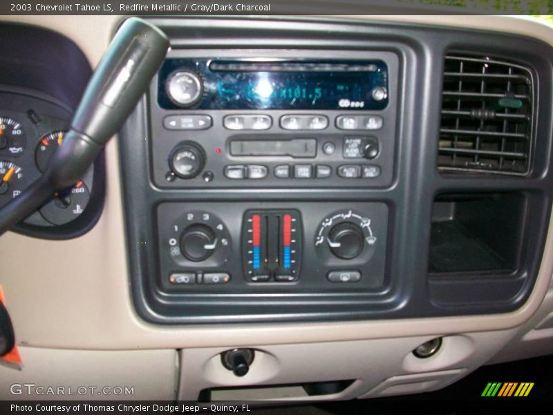 Redfire Metallic / Gray/Dark Charcoal 2003 Chevrolet Tahoe LS