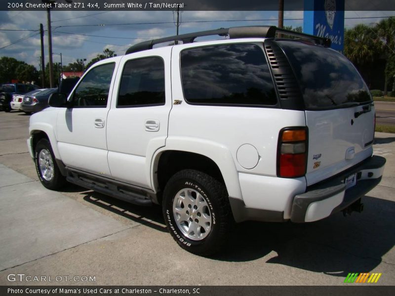 Summit White / Tan/Neutral 2004 Chevrolet Tahoe Z71 4x4
