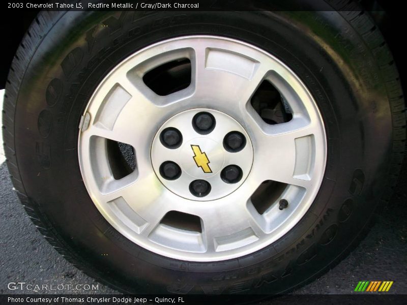 Redfire Metallic / Gray/Dark Charcoal 2003 Chevrolet Tahoe LS