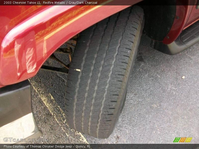 Redfire Metallic / Gray/Dark Charcoal 2003 Chevrolet Tahoe LS