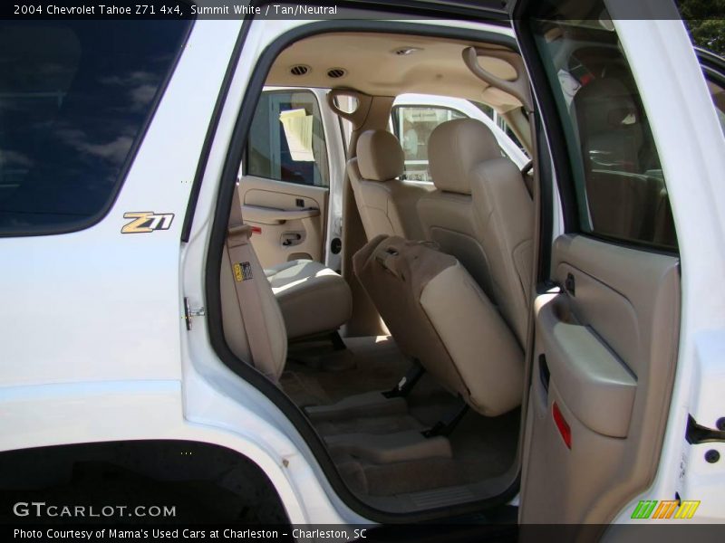 Summit White / Tan/Neutral 2004 Chevrolet Tahoe Z71 4x4