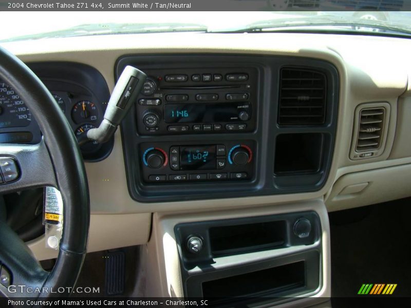 Summit White / Tan/Neutral 2004 Chevrolet Tahoe Z71 4x4
