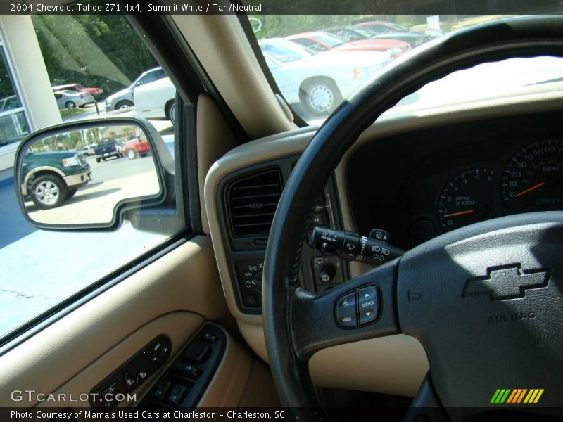Summit White / Tan/Neutral 2004 Chevrolet Tahoe Z71 4x4