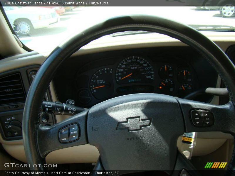 Summit White / Tan/Neutral 2004 Chevrolet Tahoe Z71 4x4