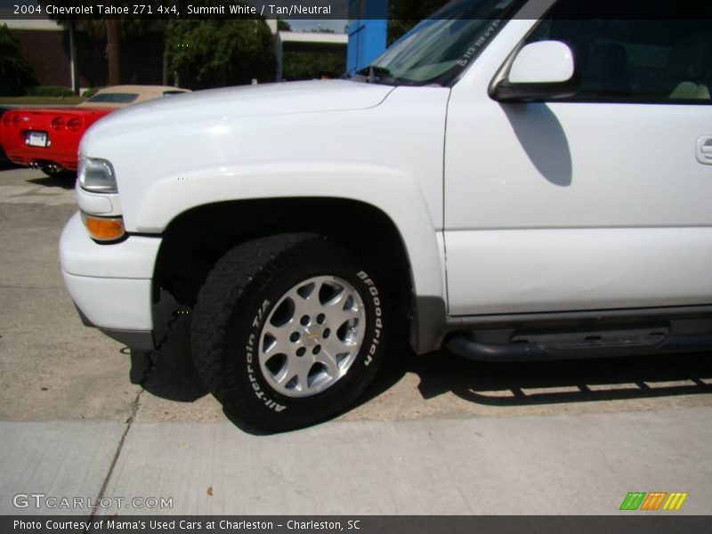 Summit White / Tan/Neutral 2004 Chevrolet Tahoe Z71 4x4