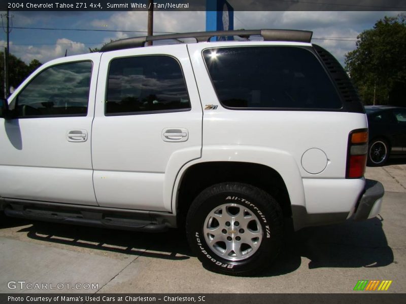 Summit White / Tan/Neutral 2004 Chevrolet Tahoe Z71 4x4