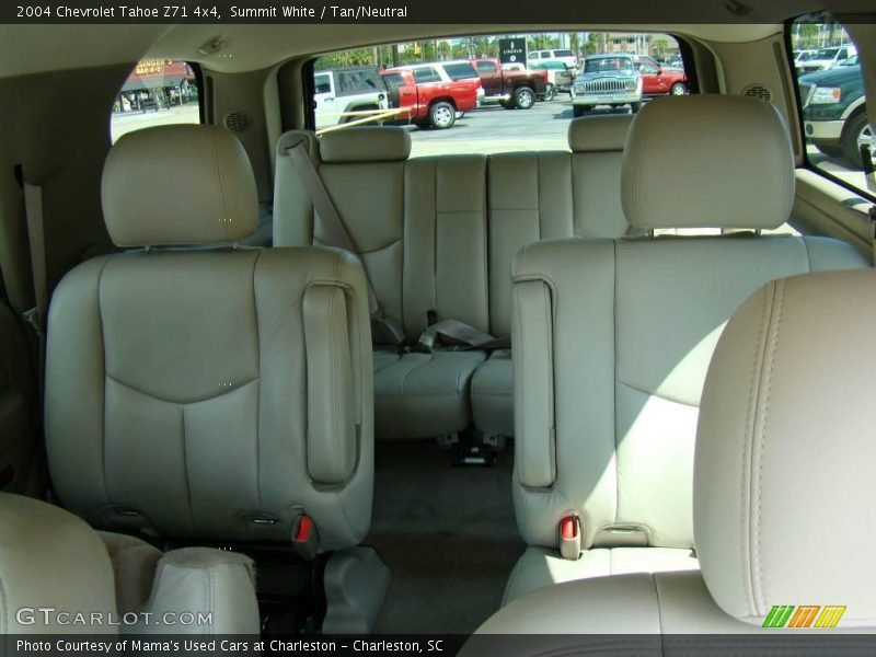 Summit White / Tan/Neutral 2004 Chevrolet Tahoe Z71 4x4