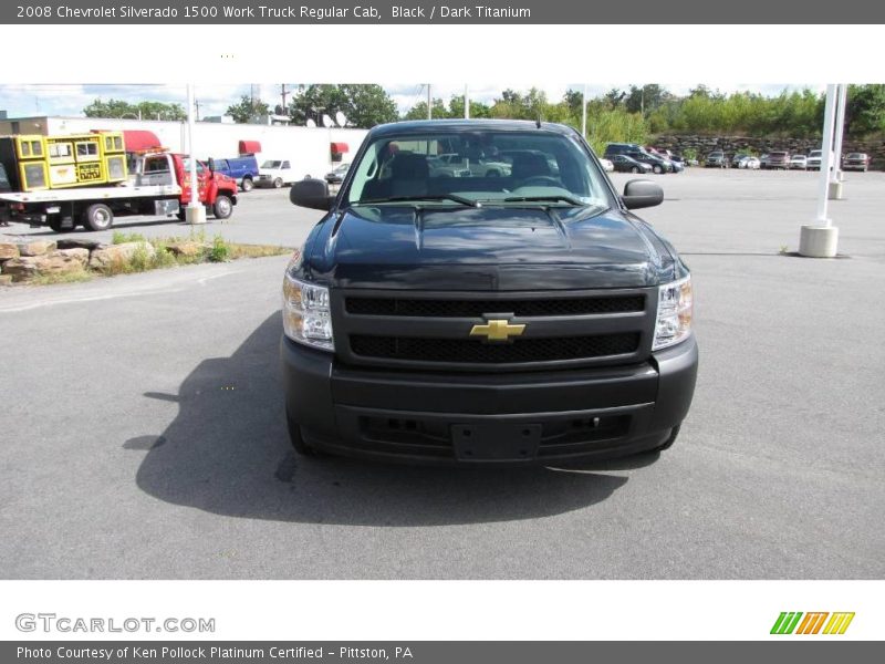 Black / Dark Titanium 2008 Chevrolet Silverado 1500 Work Truck Regular Cab