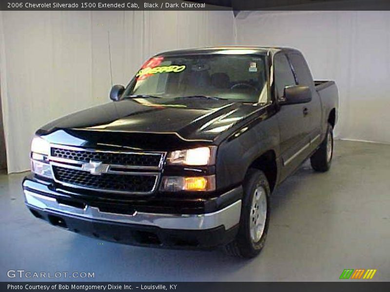 Black / Dark Charcoal 2006 Chevrolet Silverado 1500 Extended Cab