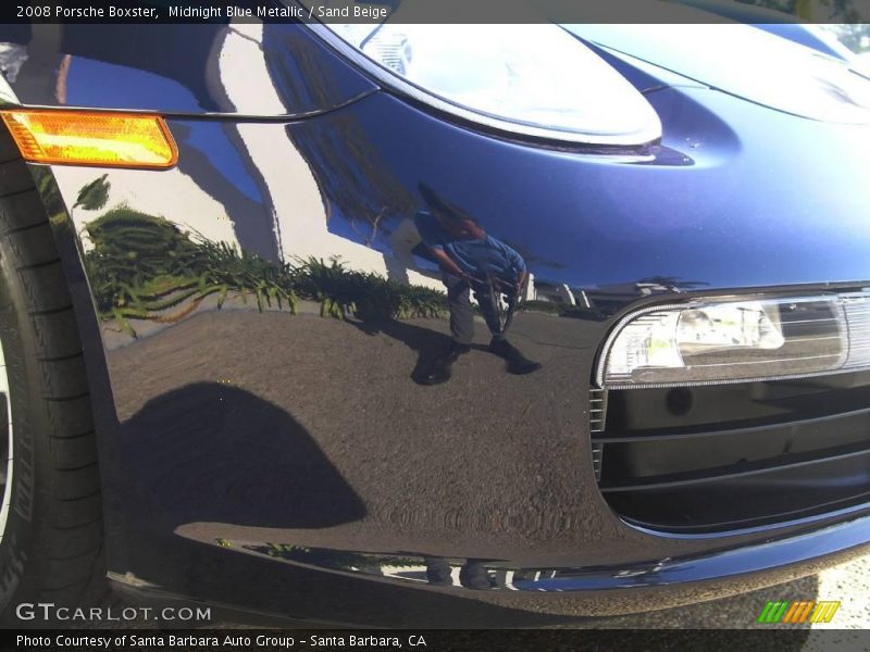 Midnight Blue Metallic / Sand Beige 2008 Porsche Boxster