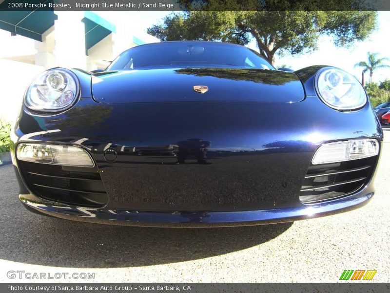 Midnight Blue Metallic / Sand Beige 2008 Porsche Boxster