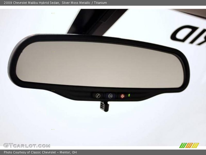 Silver Moss Metallic / Titanium 2009 Chevrolet Malibu Hybrid Sedan