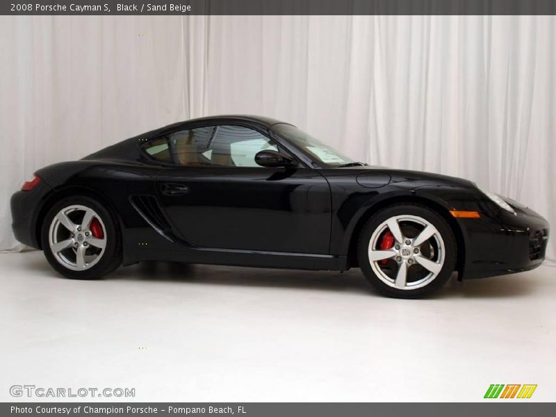 Black / Sand Beige 2008 Porsche Cayman S