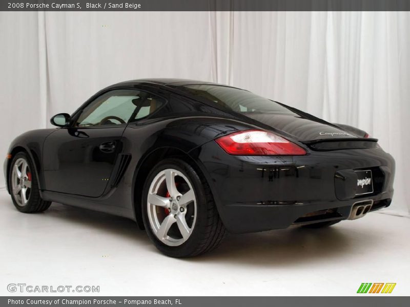 Black / Sand Beige 2008 Porsche Cayman S