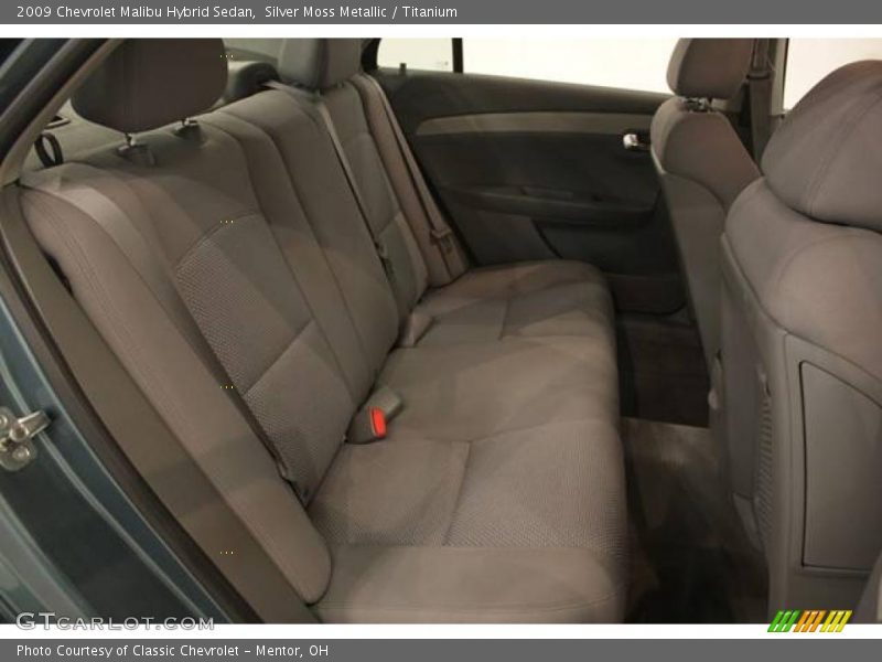Silver Moss Metallic / Titanium 2009 Chevrolet Malibu Hybrid Sedan