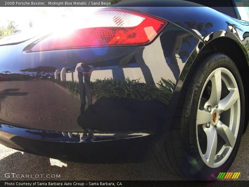 Midnight Blue Metallic / Sand Beige 2008 Porsche Boxster