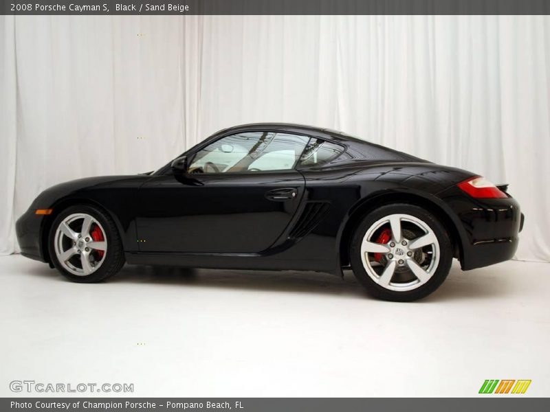 Black / Sand Beige 2008 Porsche Cayman S