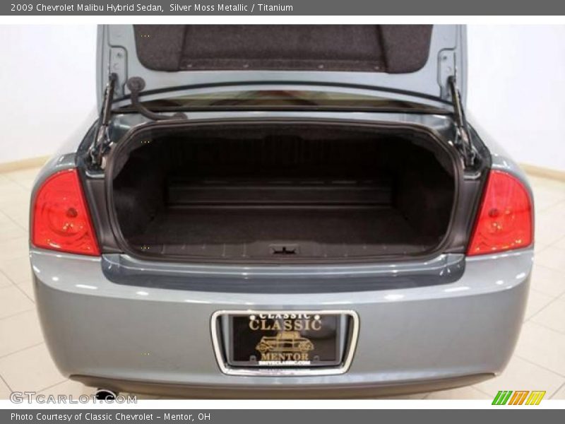 Silver Moss Metallic / Titanium 2009 Chevrolet Malibu Hybrid Sedan