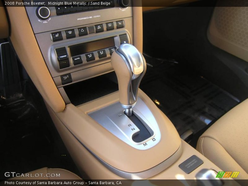 Midnight Blue Metallic / Sand Beige 2008 Porsche Boxster