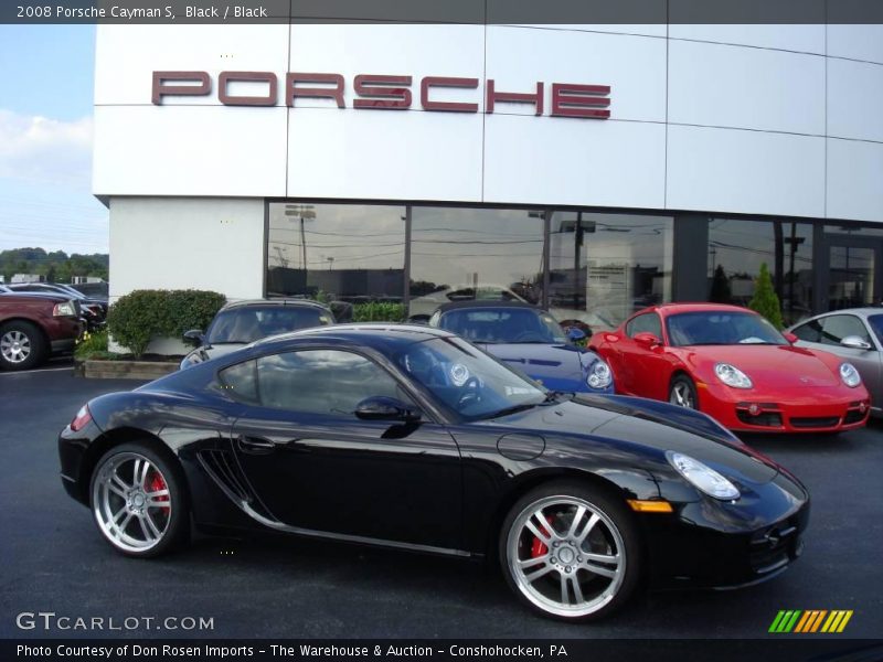 Black / Black 2008 Porsche Cayman S